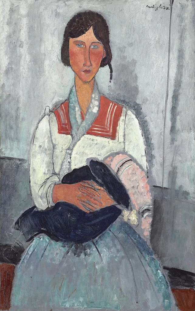 Amedeo Modigliani - 225, Zingara con bambino, National Gallery of Art, Washington